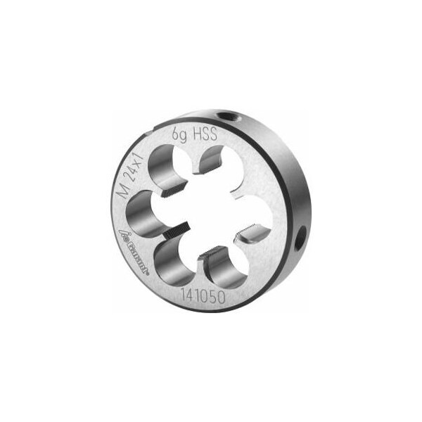 Garant M24X1 HSS Round Die, Closed/Pre-Slit Form 141050 24X1 - main